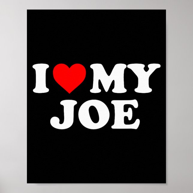 Poster Eu Amo Meu Joe  (Frente)