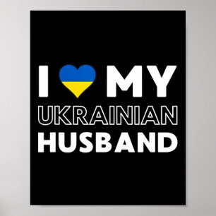 Poster Eu Amo Meu Marido Ucraniano