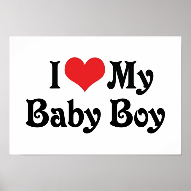 Poster Eu Amo Meu Menino (Frente)