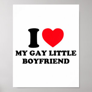Poster Eu Amo Meu Namorado Gayzinho Engraçado Y2k Dia dos
