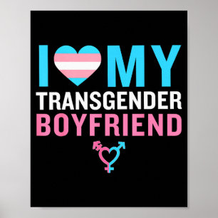 Poster Eu Amo Meu Namorado Transgênero Orgulho Lgbt Valen