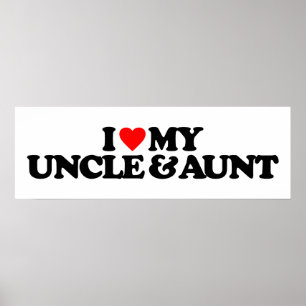POSTER EU AMO MEUS TIO & TIA
