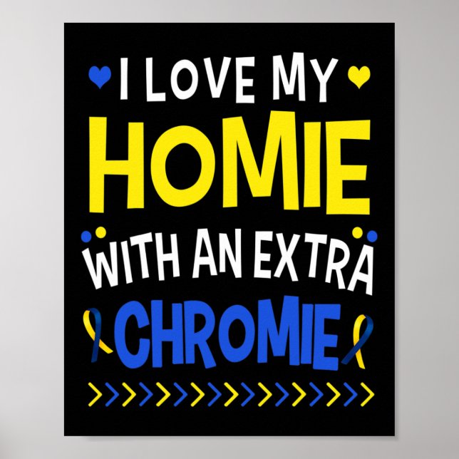 Poster Eu Amo Minha Casa Com Um Pai Extra De Chromie Mamã (Frente)