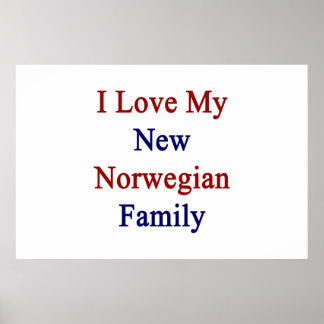 Pôster Eu Amo Minha Nova Família Norueguesa