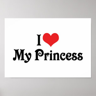 Pôster Eu Amo Minha Princesa
