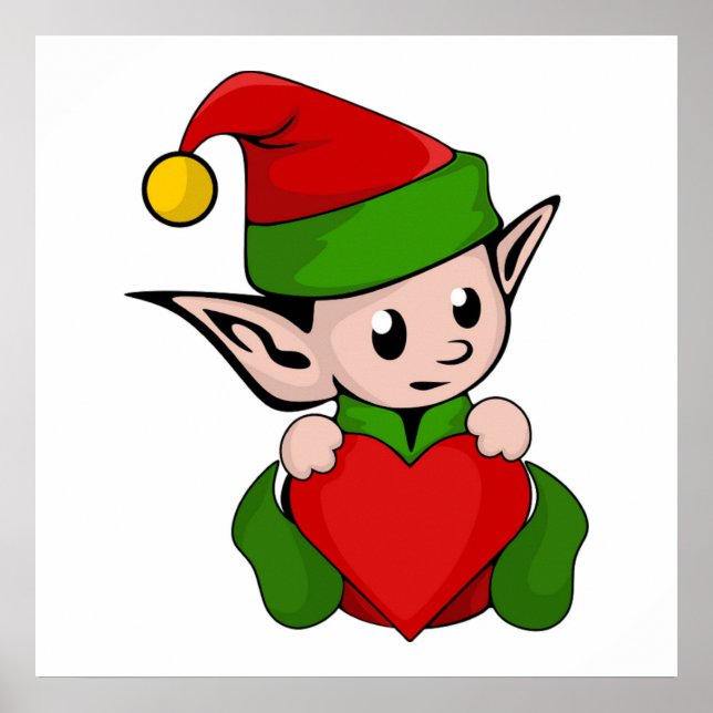 PÔSTER EU AMO NATAL ELF (Frente)