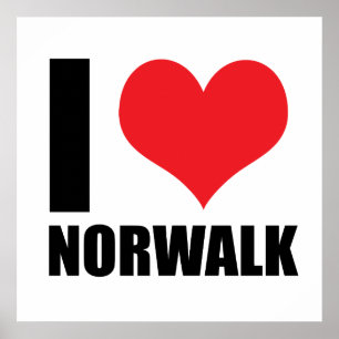 Poster Eu amo Norwalk