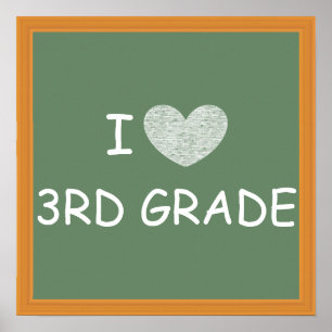 Poster Eu amo o 3º ano