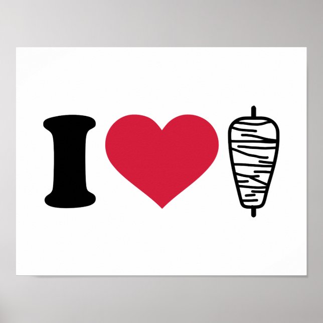 Pôster Eu amo o Doner Kebap (Frente)