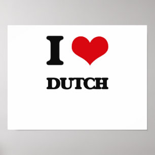 Poster Eu amo o Dutch