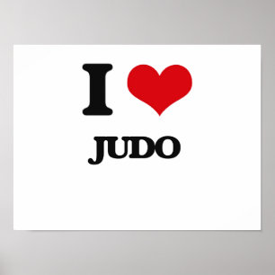 Pôster Eu amo o judo
