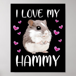 Poster Eu Amo O Meu Pet De Hammy, Custa Chinesa, De Hammy