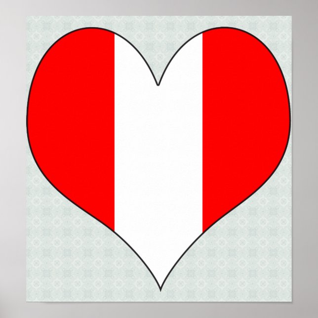 Pôster Eu Amo o Peru (Frente)