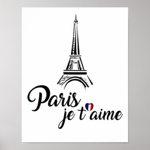 Poster Eu amo o t'aime de Paris Je