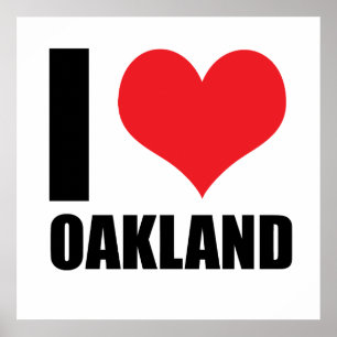 Poster Eu amo Oakland