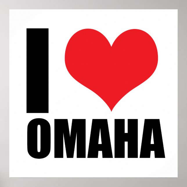 Poster Eu amo Omaha (Frente)