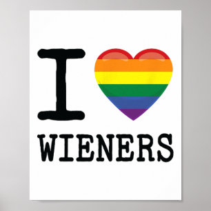 Poster Eu Amo Os Arrastões Um Orgulho Arco-Íris Lgbtq Gay