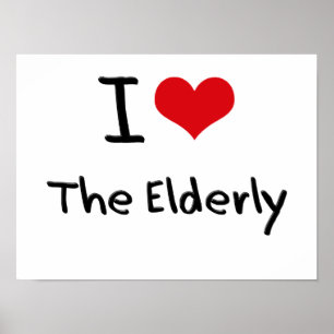 Poster Eu amo os idosos