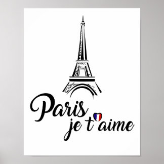 Poster Eu amo Paris Je t'aime