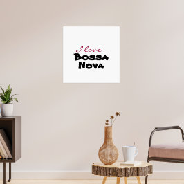 Poster Eu amo [personalizar]