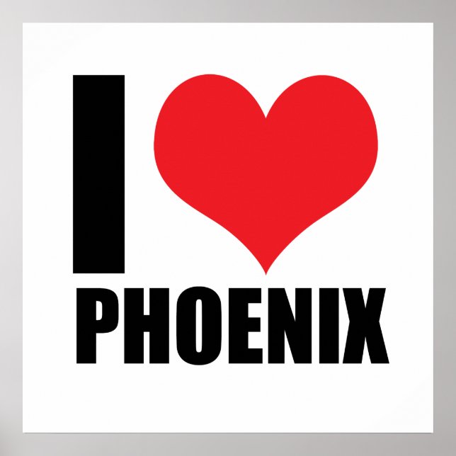 Poster Eu amo Phoenix (Frente)