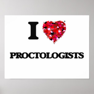 Pôster Eu amo Proctologists