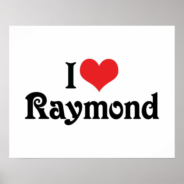 Pôster Eu Amo Raymond (Frente)