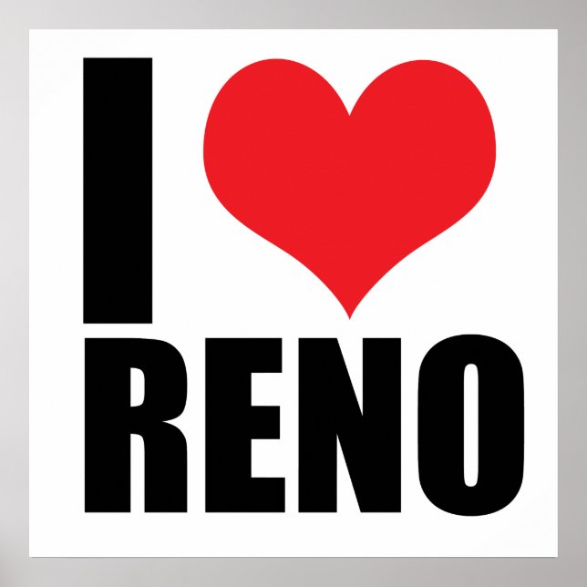 Poster Eu amo Reno (Frente)