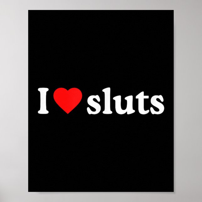 Poster Eu Amo S ・ I Heart S Y2k Aestic (Frente)