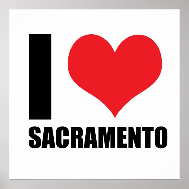 Poster Eu amo Sacramento (Frente)