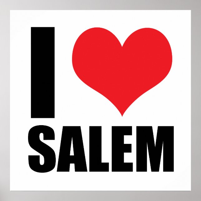 Poster Eu amo Salem (Frente)