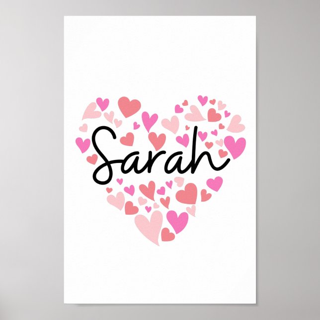 Poster Eu amo Sarah (Frente)