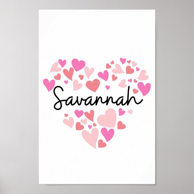 Poster Eu amo Savannah (Frente)