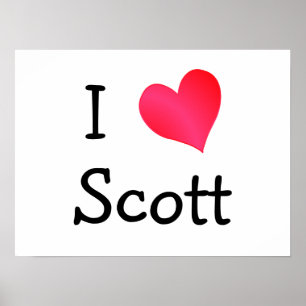 Pôster Eu Amo Scott
