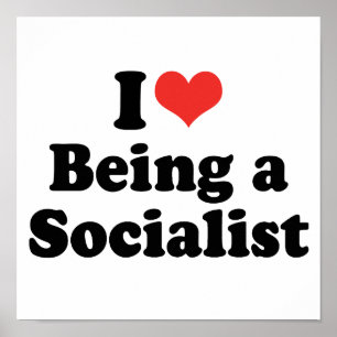 POSTER EU AMO SER UM SOCIALISTA - .PNG