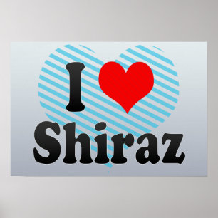 Pôster Eu amo Shiraz, Irã