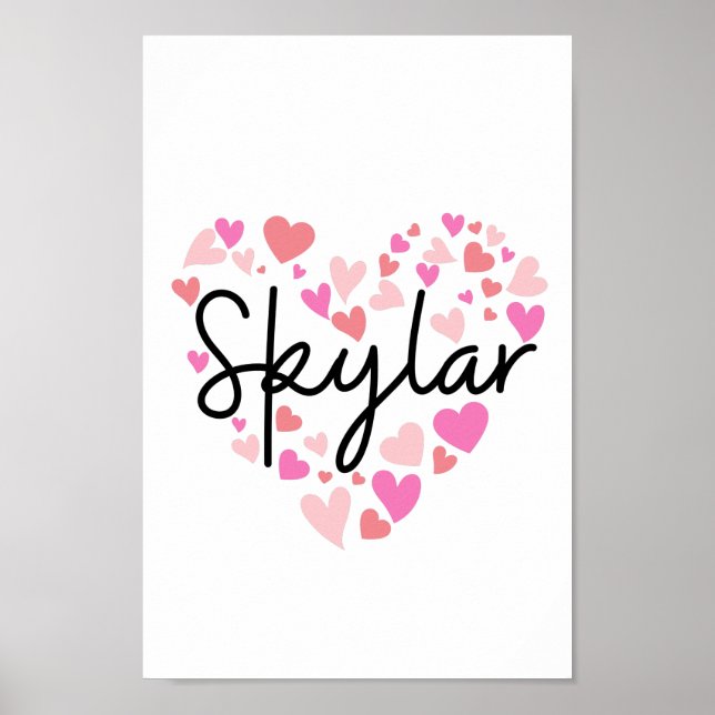 Poster Eu amo Skylar (Frente)