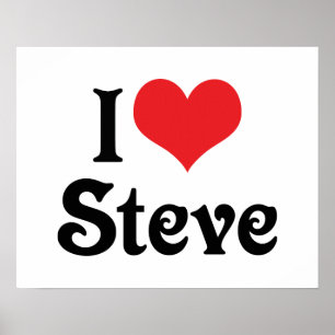 Pôster Eu Amo Steve