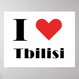 Poster Eu amo Tbilisi