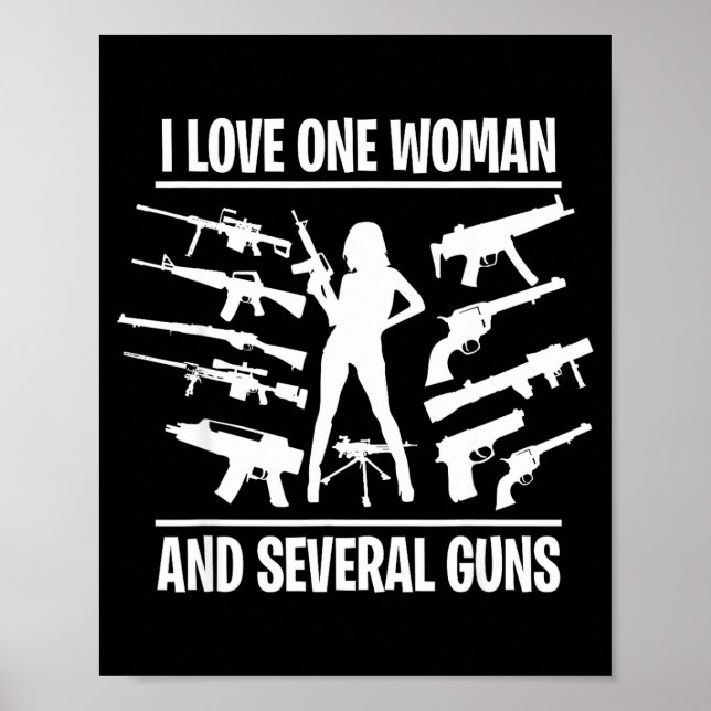 Poster Eu amo uma mulher e várias armas  (Frente)