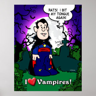 Pôster Eu Amo Vampiros