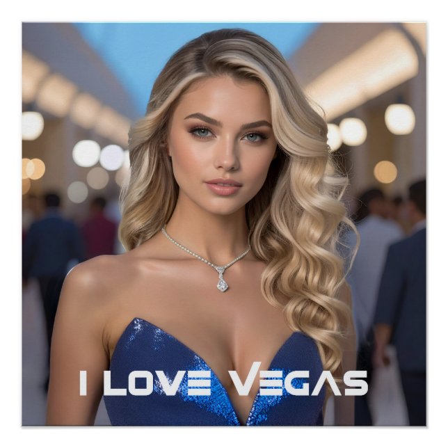 PÔSTER EU AMO VEGAS (Frente)