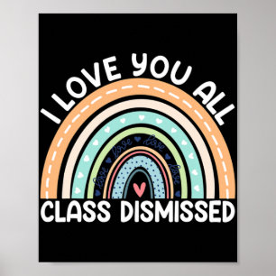 Poster Eu Amo Vocês Todos Cl Despedidos No Dia Passado Da