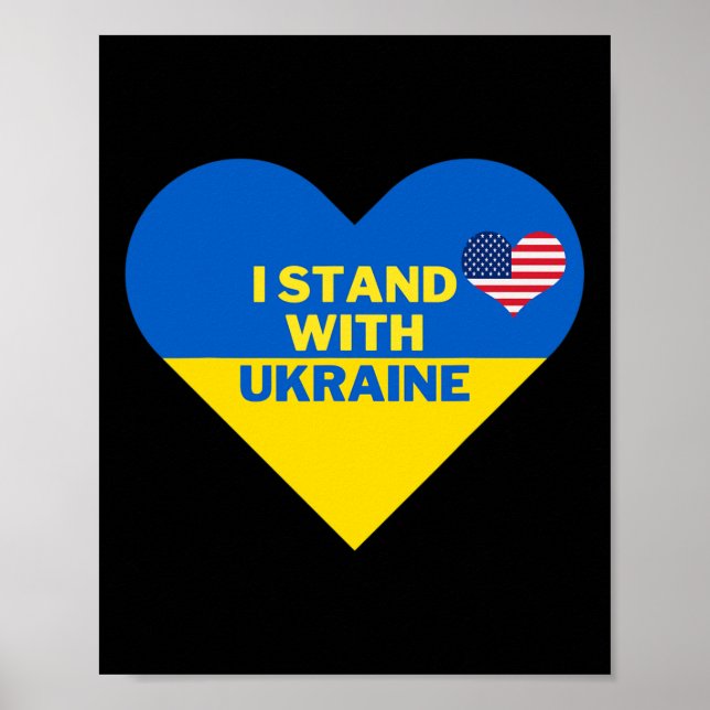 Poster Eu Apoio a Ucrânia2  (Frente)