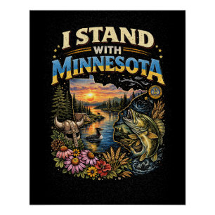 Pôster Eu Apoio Minnesota