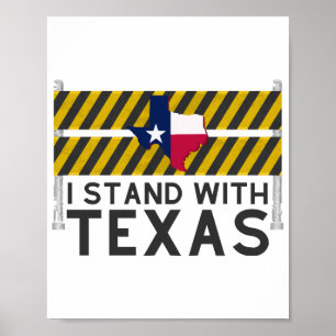 Poster Eu Apoio o Texas