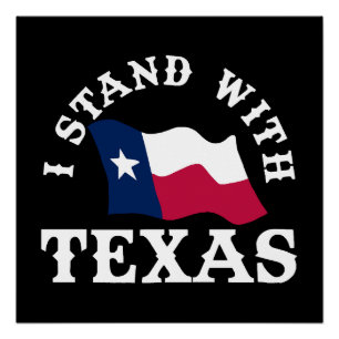 Pôster Eu Apoio o Texas