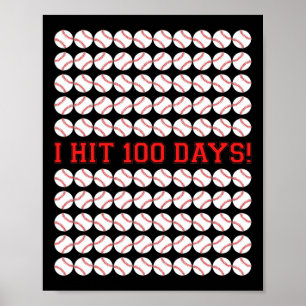 Poster Eu Atingi 100 Dias De Presentes De 100 Dias Na Esc