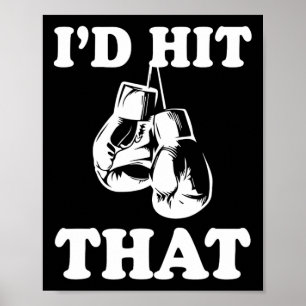 Poster Eu atingiria aquele sarcasmo de boxing humorístico