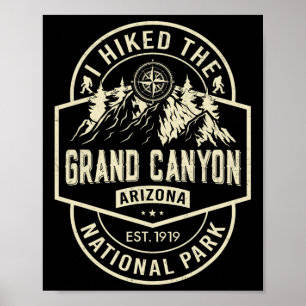 Poster Eu caminhei pelo Parque Nacional do Grand Canyon A